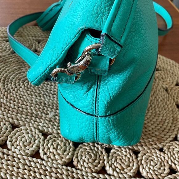 Kate Spade Leather Mini Carmen Southport Crossbody Shoulder Bag Turquoise Green - Picture 6 of 15